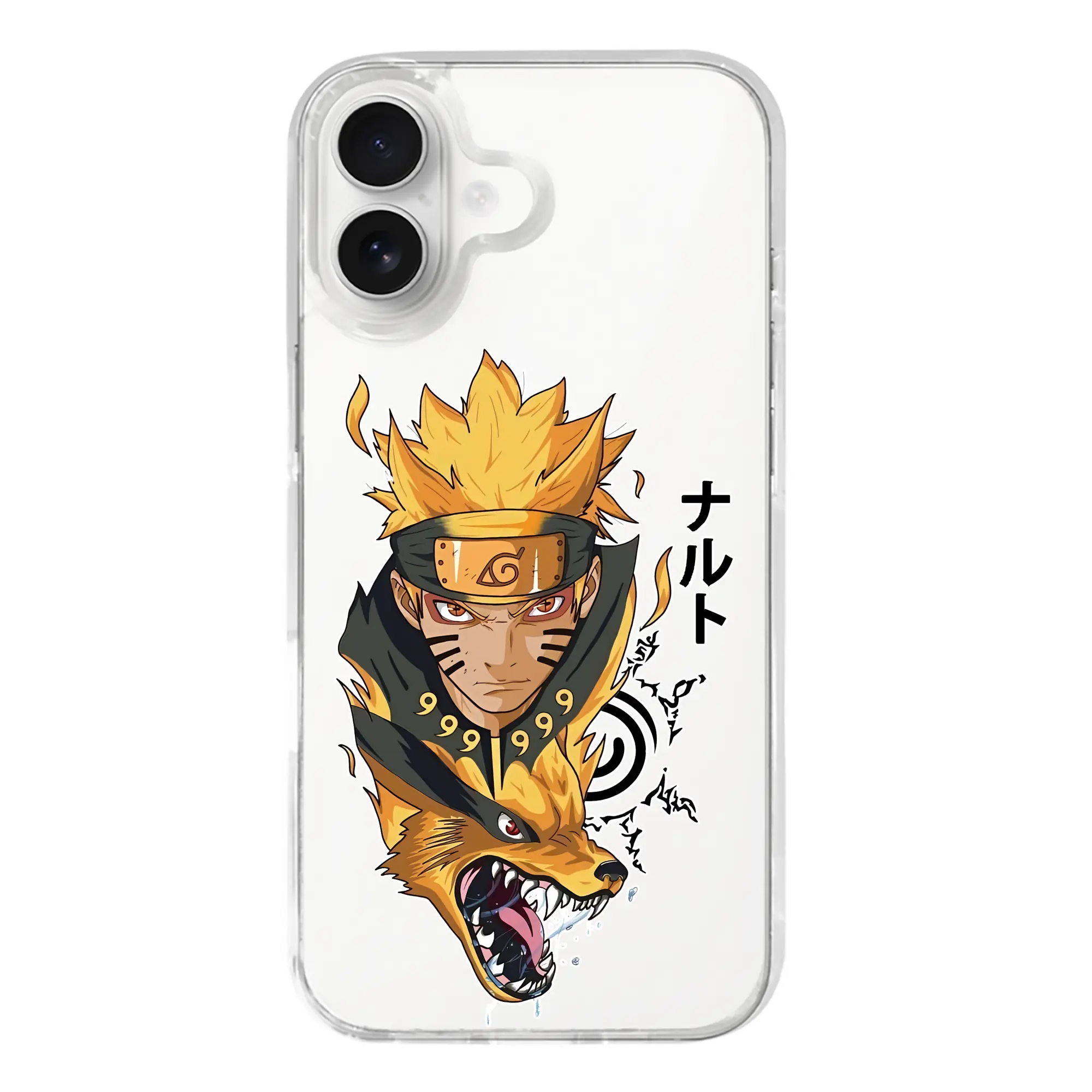 ナルト グッズ うずまき ナルト - iPhone 17シリーズ 透明スマホケース – 薄型・耐衝撃・精密フィット保護カバー